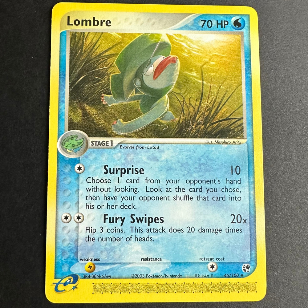 Pokemon TCG Lombre 46/100 EX Sandstorm Uncommon Normal Near Mint